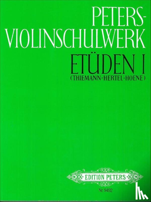  - Peters-Violinschulwerk: Etüden, Band 1