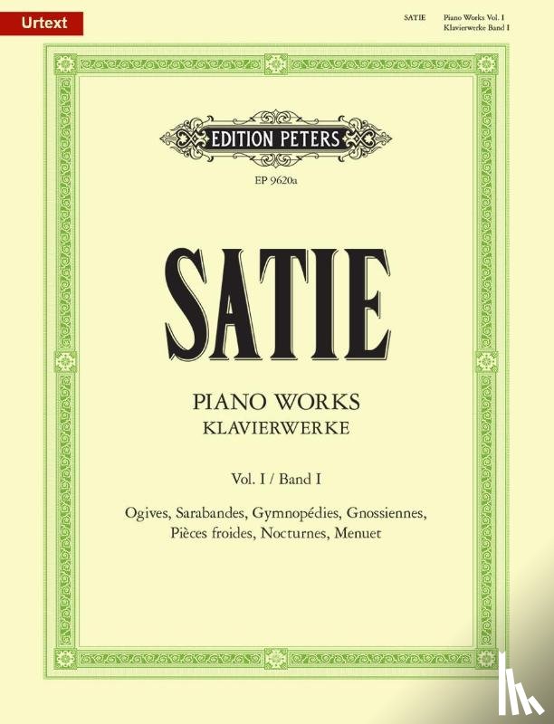 Satie, Erik - Klavierwerke, Band 1 / URTEXT