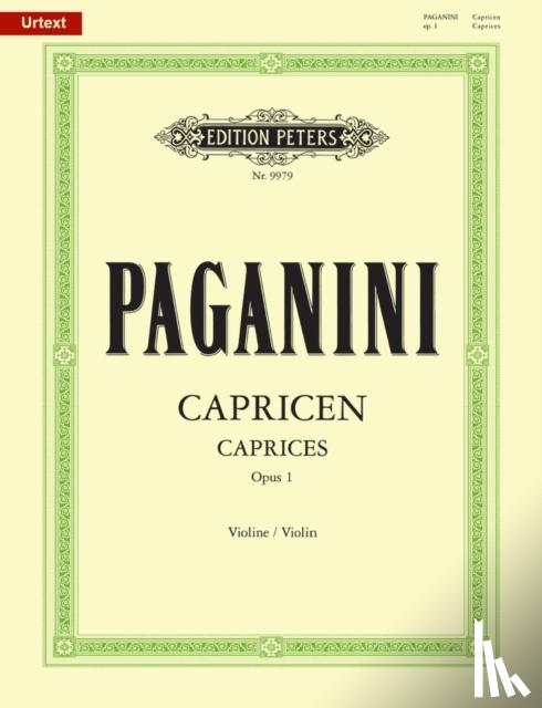 Paganini, Niccolò - 24 Capricen für Violine solo op. 1