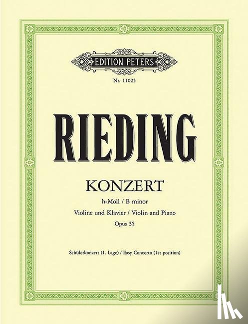 Rieding, Oskar - Konzert h-Moll op. 35