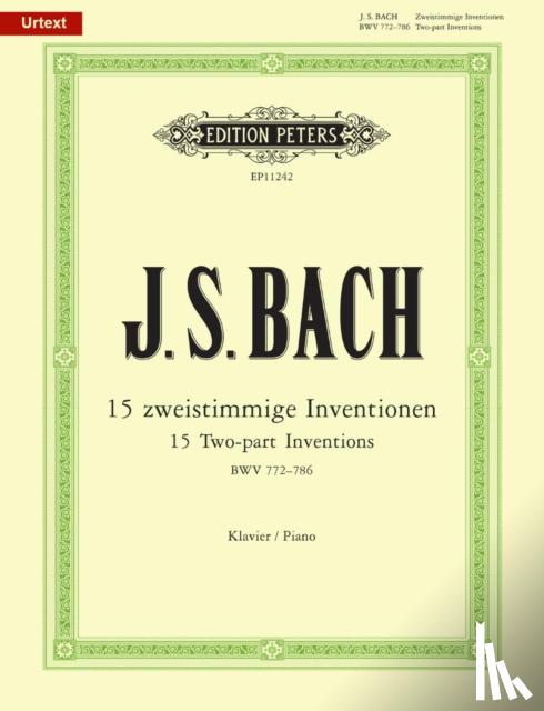 Bach, Johann Sebastian - 15 zweistimmige Inventionen