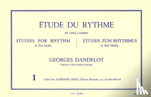  - Etude Du Rythme Vol1