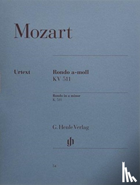 Mozart, Wolfgang Amadeus - Mozart, Wolfgang Amadeus - Rondo a-moll KV 511