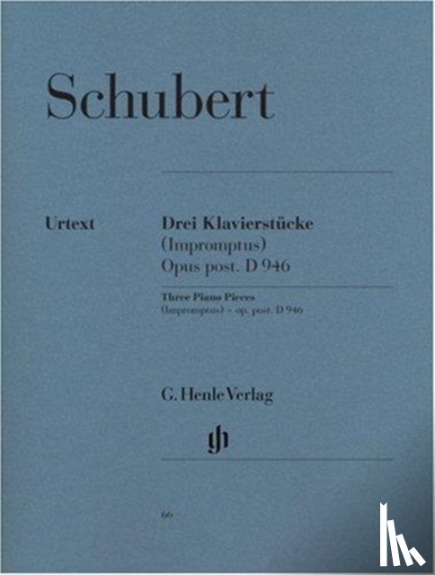 Schubert, Franz - Schubert, Franz - 3 Klavierstücke (Impromptus) op. post. D 946