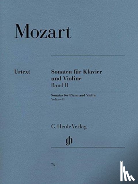Mozart, Wolfgang Amadeus - Sonaten für Klavier und Violine, Band II