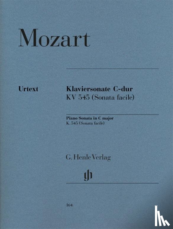 Mozart, Wolfgang Amadeus - Klaviersonate C-dur KV 545 (Sonata facile)