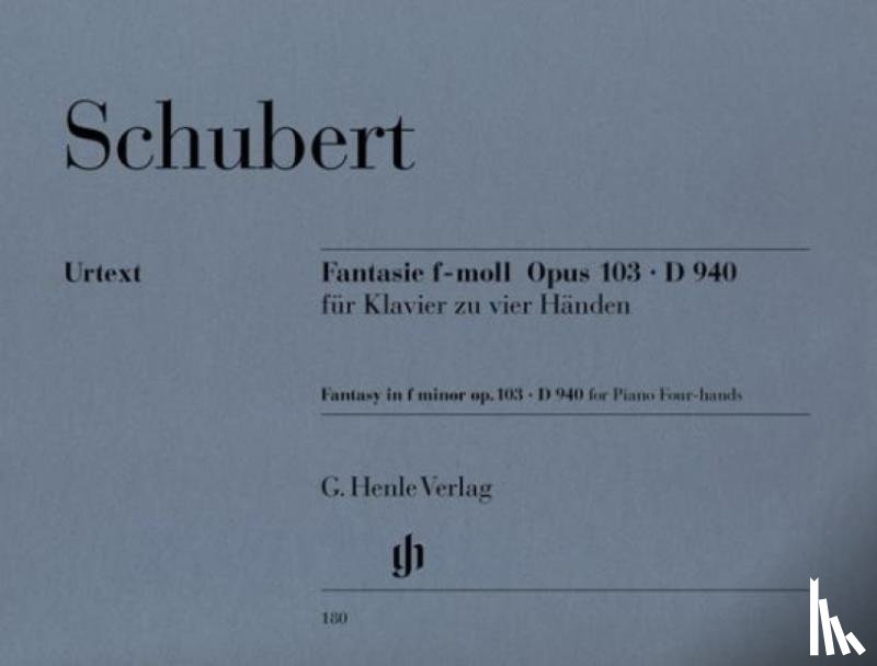 Schubert, Franz - Fantasie f-moll op. 103 D 940