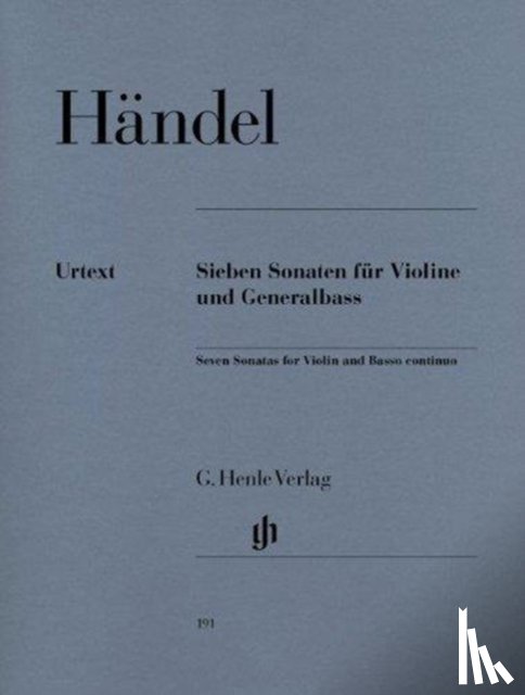 Händel, Georg Friedrich - 7 Sonaten für Violine und Generalbass