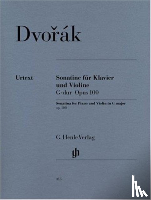 Dvorák, Antonín - Dvorák, Antonín - Violinsonatine G-dur op. 100
