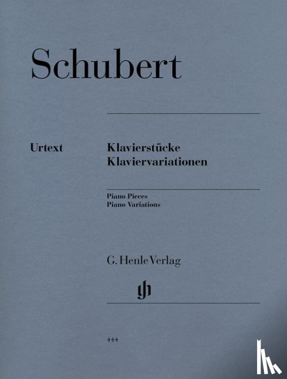 Schubert, Franz - Schubert, Franz - Klavierstücke - Klaviervariationen