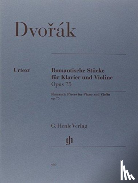 Dvorák, Antonín - Dvorák, Antonín - Romantische Stücke op. 75 für Klavier und Violine