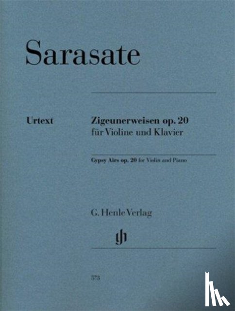 Sarasate, Pablo de - Zigeunerweisen op. 20 für Violine und Klavier