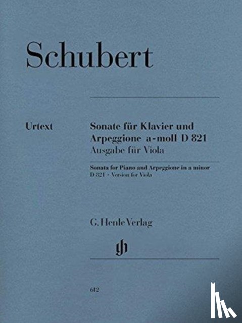 Schubert, Franz - Schubert, Franz - Arpeggionesonate a-moll D 821