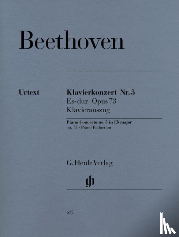 Beethoven, Ludwig van - Konzert für Klavier und Orchester Nr. 5 Es-dur op. 73