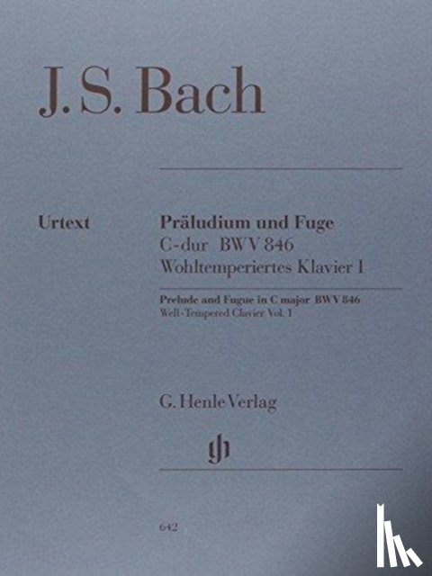 Bach, Johann Sebastian - Bach, Johann Sebastian - Präludium und Fuge C-dur BWV 846 (Wohltemperiertes Klavier I)