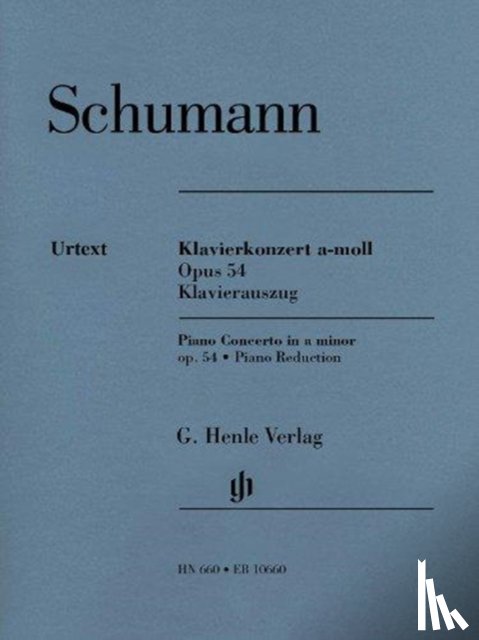 Schumann, Robert - Klavierkonzert a-moll, op. 54. Klavierauszug