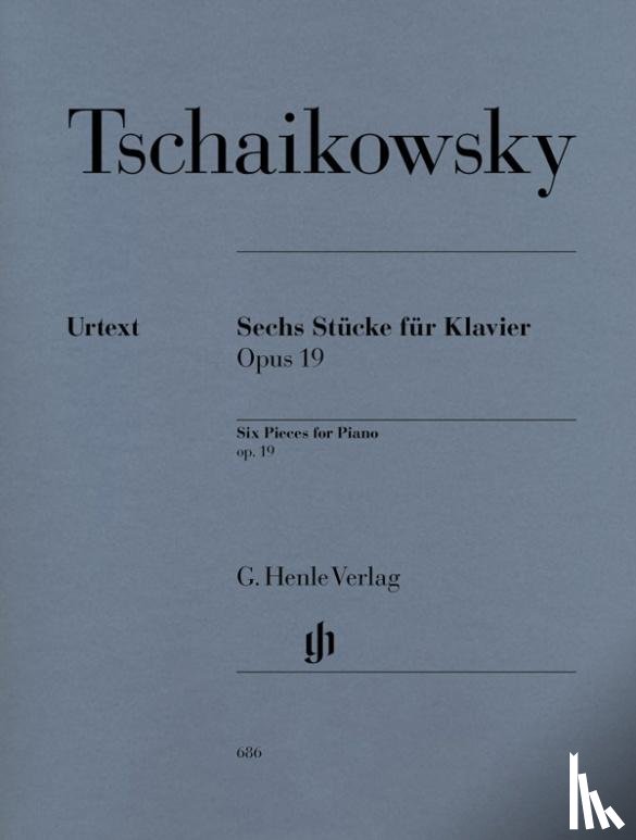 Tschaikowsky, Peter Iljitsch - Tschaikowsky, Peter Iljitsch - Sechs Klavierstücke op. 19