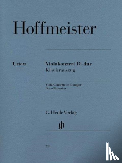 Hoffmeister, Franz Anton - Hoffmeister, Franz Anton - Violakonzert D-dur