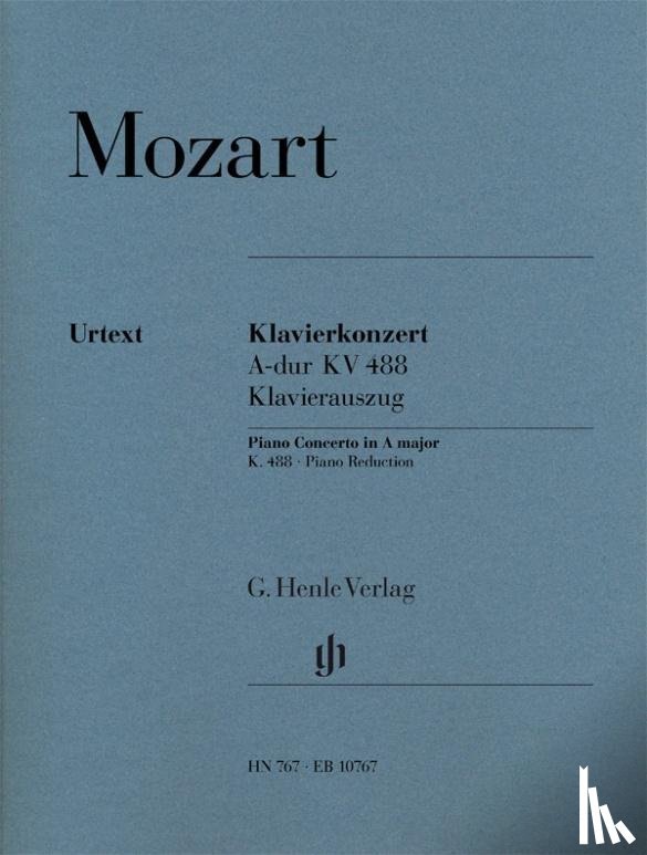 Mozart, Wolfgang Amadeus - Mozart, Wolfgang Amadeus - Klavierkonzert A-dur KV 488
