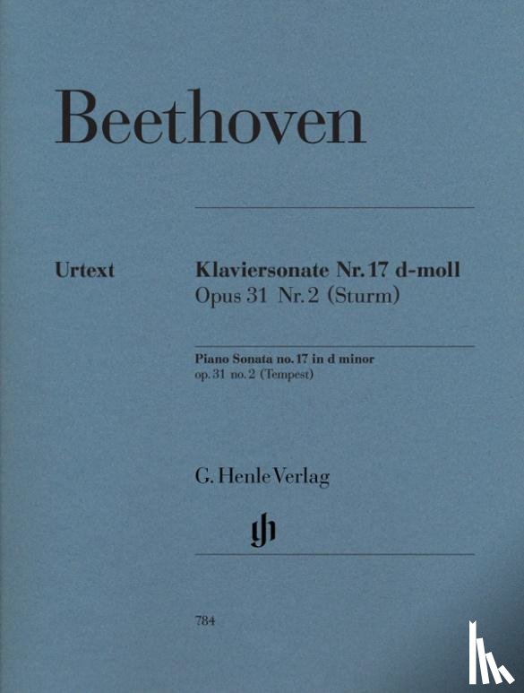 Beethoven, Ludwig van - Klaviersonate Nr. 17 d-moll op. 31,2 [Sturmsonate]