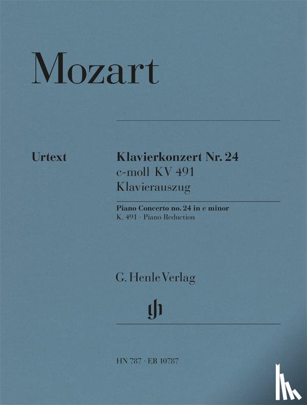 Mozart, Wolfgang Amadeus - Mozart, Wolfgang Amadeus - Klavierkonzert c-moll KV 491