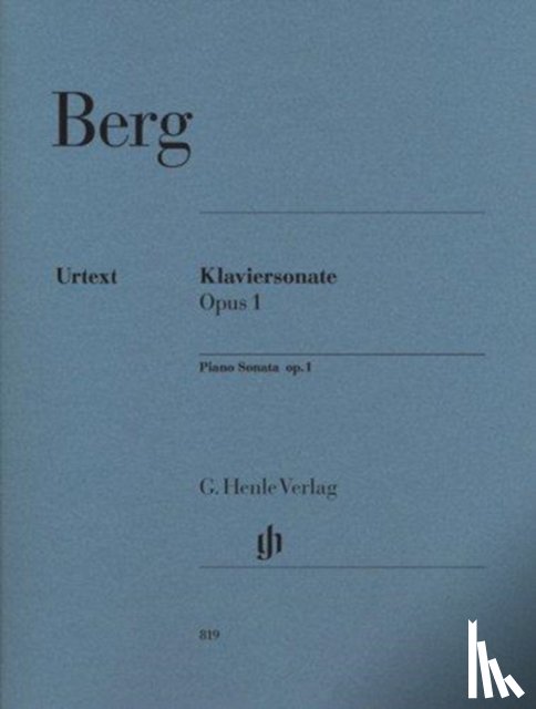 Berg, Alban - Berg, Alban - Klaviersonate op. 1