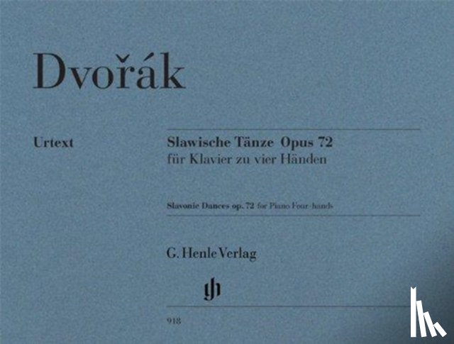 Dvorák, Antonín - Slawische Tänze op. 72 für Klavier zu vier Händen