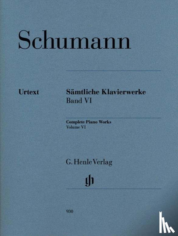 Schumann, Robert - Sämtliche Klavierwerke 6