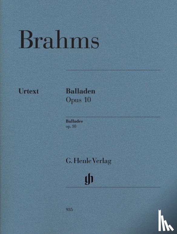 Brahms, Johannes - Brahms, Johannes - Balladen op. 10