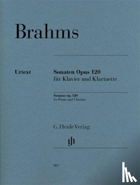 Brahms, Johannes - Sonaten op. 120 für Klavier und Klarinette