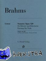 Brahms, Johannes - Sonaten Opus 120 für Klavier und Klarinette