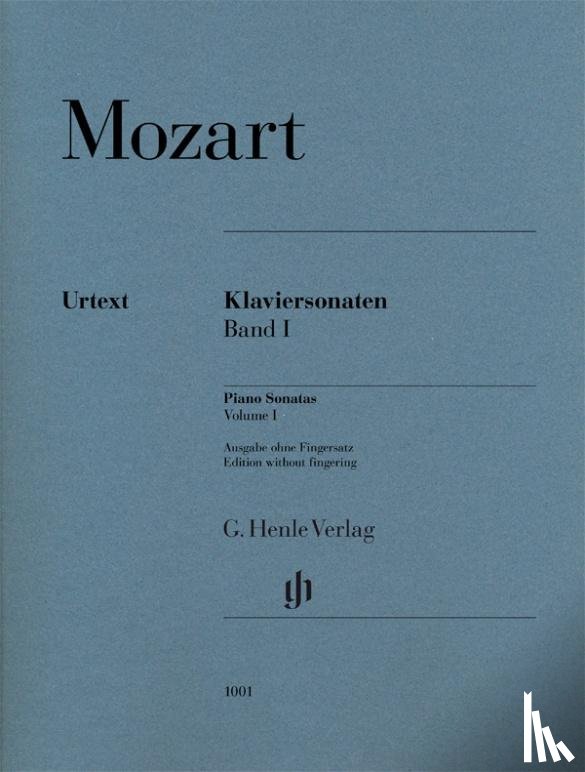 Mozart, Wolfgang Amadeus - Klaviersonaten 1 br., Urtext