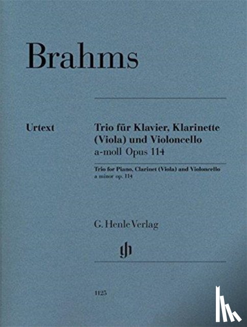 Brahms, Johannes - Trio für Klavier, Klarinette (Viola) und Violoncello a-moll op. 114