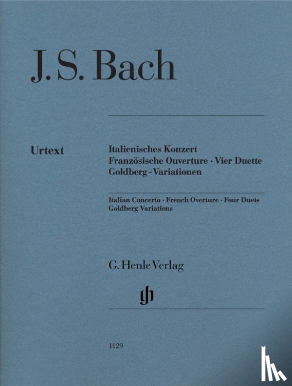 Bach, Johann Sebastian - Italienisches Konzert · Französische Ouvertüre · Vier Duette · Goldberg-Variationen