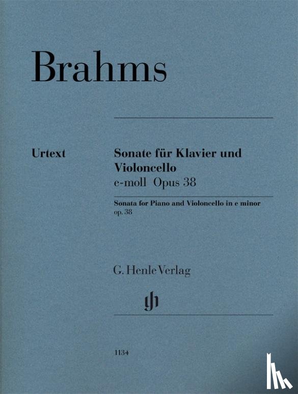 Brahms, Johannes - Sonate für Klavier und Violoncello e-moll op.38