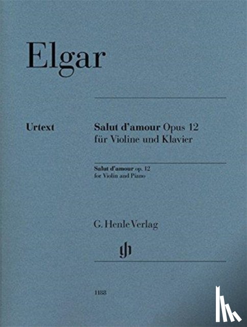 Elgar, Edward - Salut d'amour op. 12 für Violine und Klavier