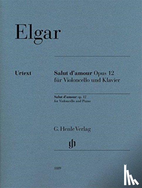 Elgar, Edward - Salut d'amour op. 12 für Violoncello und Klavier