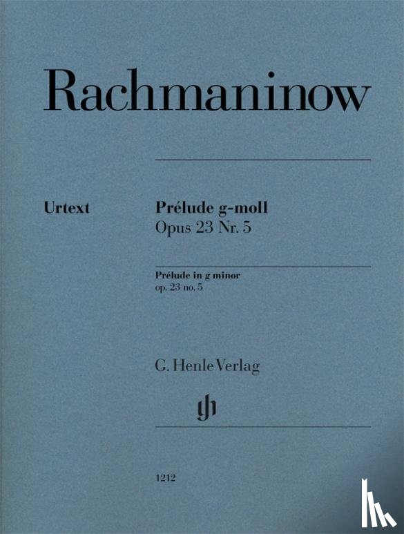 Rachmaninow, Sergej - Prélude g-moll op. 23 Nr. 5