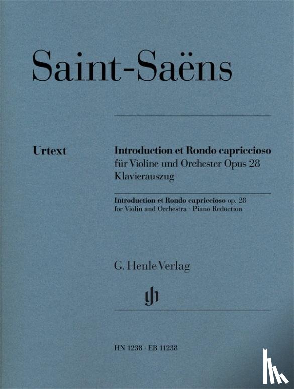 Saint-Saëns, Camille - Introduction et Rondo capriccioso für Violine und Orchester op. 28