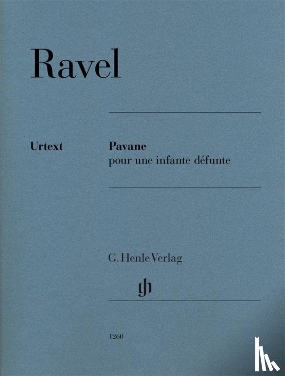 Ravel, Maurice - Pavane pour une infante défunte für Klavier zu zwei Händen