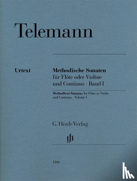 Telemann, Georg Philipp - Methodische Sonaten für Flöte oder Violine und Bc Bd. I