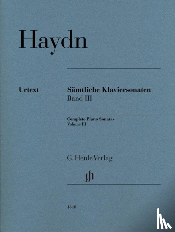 Haydn, Joseph - Haydn, Joseph - Sämtliche Klaviersonaten Band III
