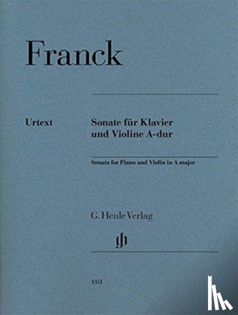 Franck, César - Sonate für Klavier und Violine A-dur