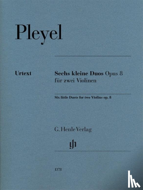  - Sechs kleine Duos op. 8 für zwei Violinen