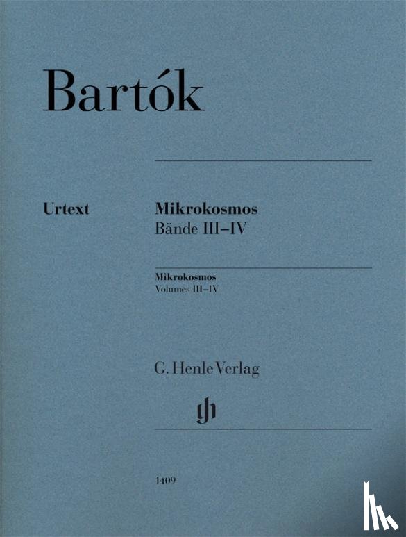 Bartók, Béla - Mikrokosmos Bände III-IV, Urtext