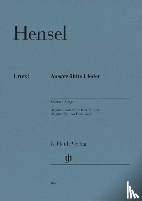  - Fanny Hensel - Ausgewählte Lieder