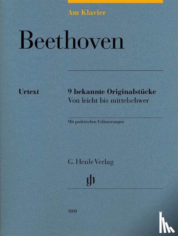 Beethoven, Ludwig van - Am Klavier - 9 bekannte Originalstücke
