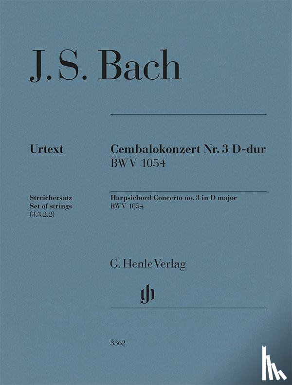  - Johann Sebastian Bach - Cembalokonzert Nr. 3 D-dur BWV 1054