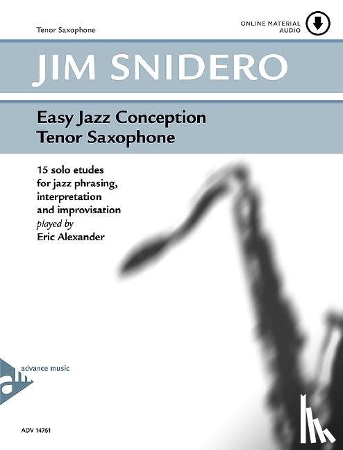 Snidero, Jim - Easy Jazz Conception Tenor Saxophone