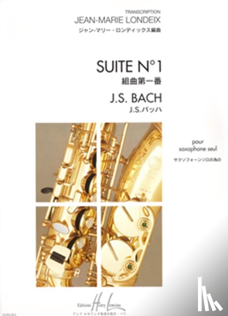 BACH, JOHANN SEBASTI - SUITE NO1 SAXOPHONE
